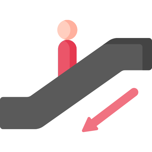 Escalator down